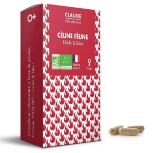 Excitant pour femme Céline Féline Bio 10 Gélules Claude Aphrodisiacs