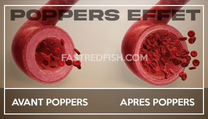 effet vasodilateur du poppers