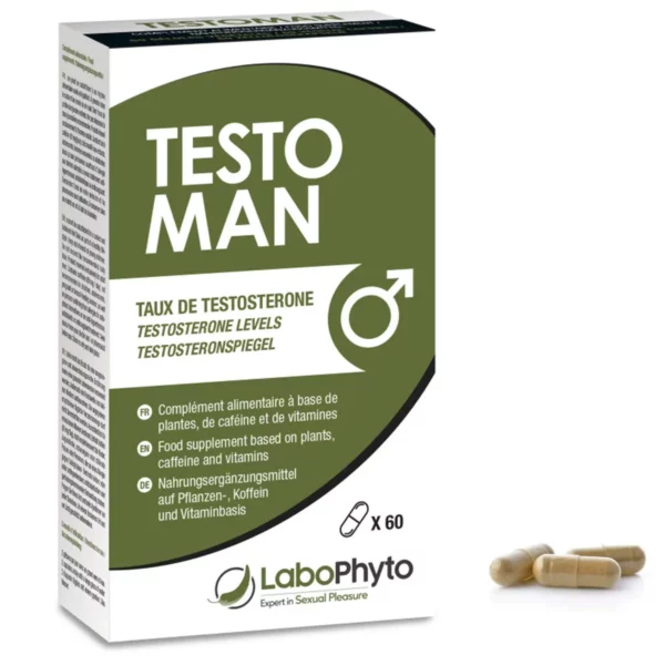 Testoman de Labophyto Stimule l’Érection et la Testostérone