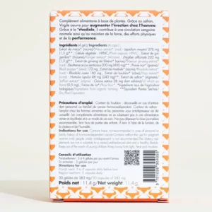 Virgile Max de la marque Claude Aphrodisiacs est un complément alimentaire en poudre à boire d’origine biologique formulé à base de plantes reconnues pour leur action sur la fonction érectile, la libido et la performance sexuelle masculine.