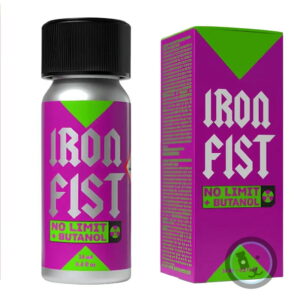 flacon de poppers Iron Fist No Limit butanol violet