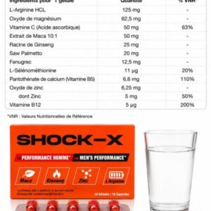 Stimulant sexuel pour homme naturel pour homme fabriqué en France