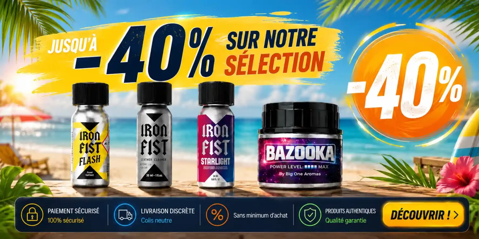 promo sur les poppers