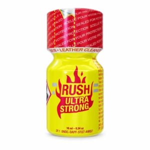 flacon de poppers rush ultra strong